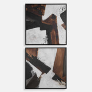 Uttermost Tactile Inspiration Set of 2 Framed Canvases