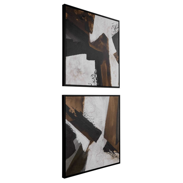 Uttermost Tactile Inspiration Set of 2 Framed Canvases