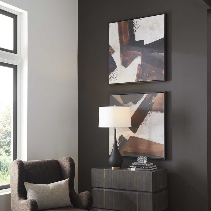 Uttermost Tactile Inspiration Set of 2 Framed Canvases