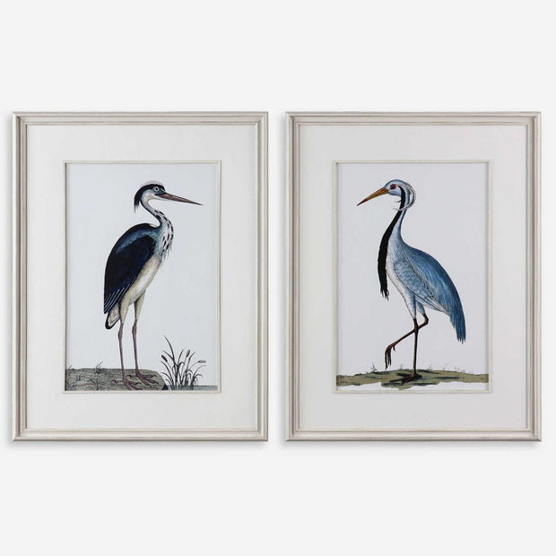 Uttermost Shore Birds Coastal Set of 2 Framed Prints