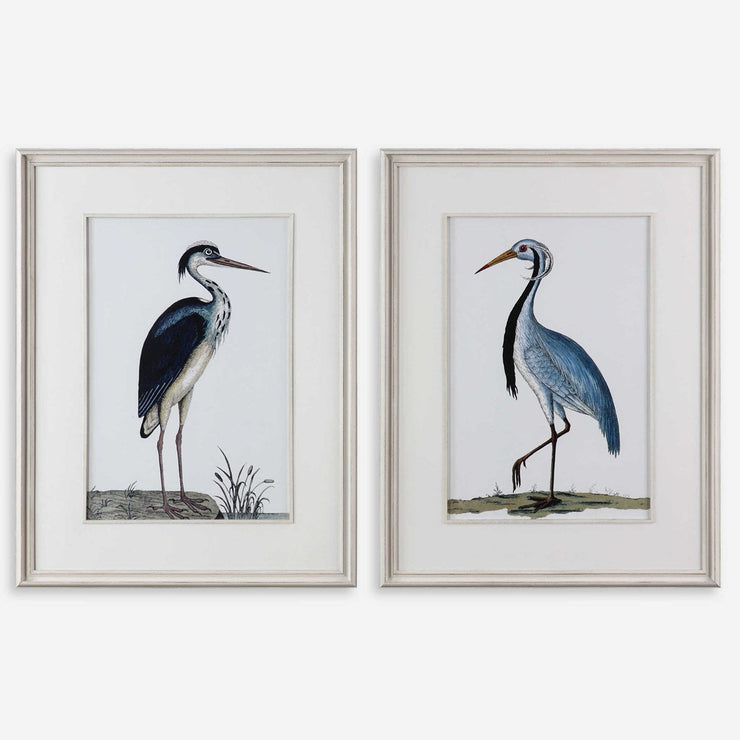 Uttermost Shore Birds Coastal Set of 2 Framed Prints