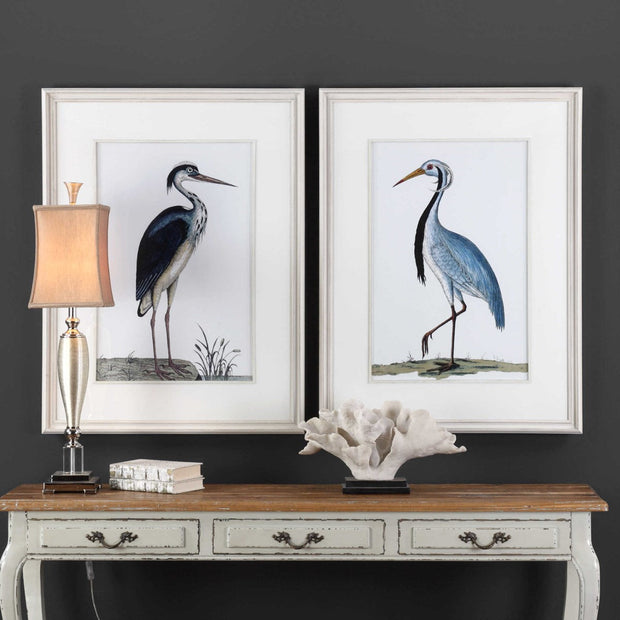 Uttermost Shore Birds Coastal Set of 2 Framed Prints
