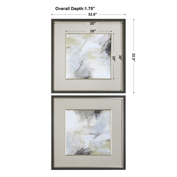 Uttermost Abstract Vistas Set of 2 Framed Prints