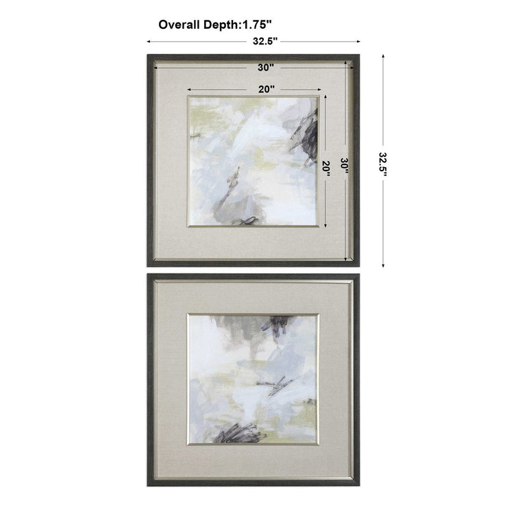 Uttermost Abstract Vistas Set of 2 Framed Prints