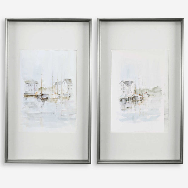 Uttermost New England Port Set of 2 Framed Prints