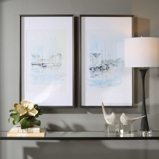 Uttermost New England Port Set of 2 Framed Prints