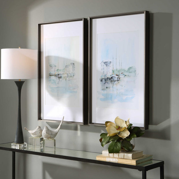 Uttermost New England Port Set of 2 Framed Prints