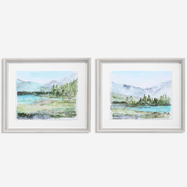 Uttermost Plein Air Reservoir Set of 2 Framed Prints