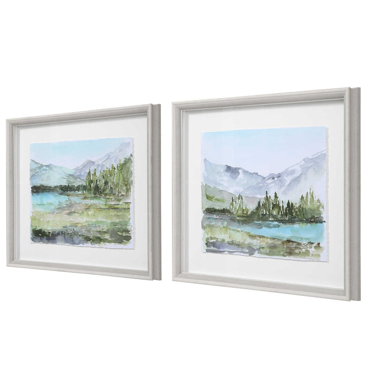 Uttermost Plein Air Reservoir Set of 2 Framed Prints
