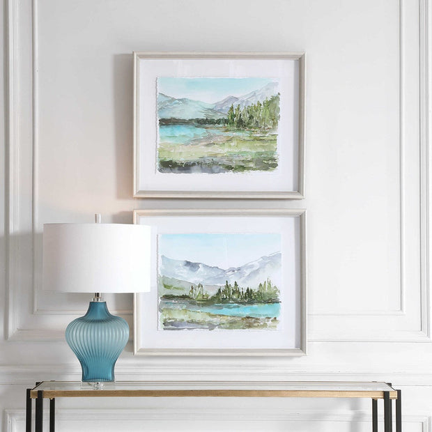 Uttermost Plein Air Reservoir Set of 2 Framed Prints