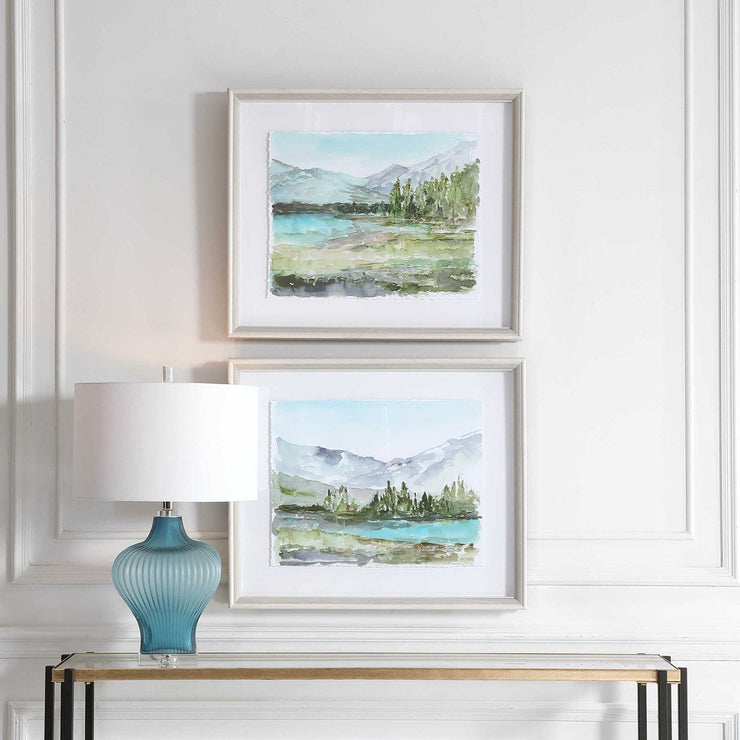 Uttermost Plein Air Reservoir Set of 2 Framed Prints