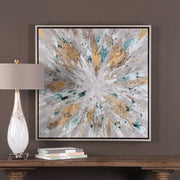 Uttermost Exploding Star Hand Painted Canvas