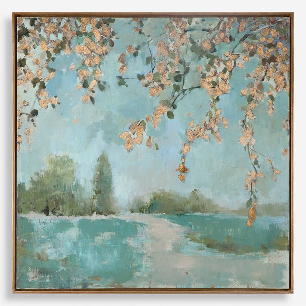Uttermost Peaceful Nature Hand Painted Canvas