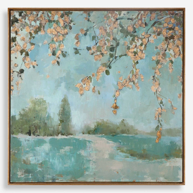 Uttermost Peaceful Nature Hand Painted Canvas