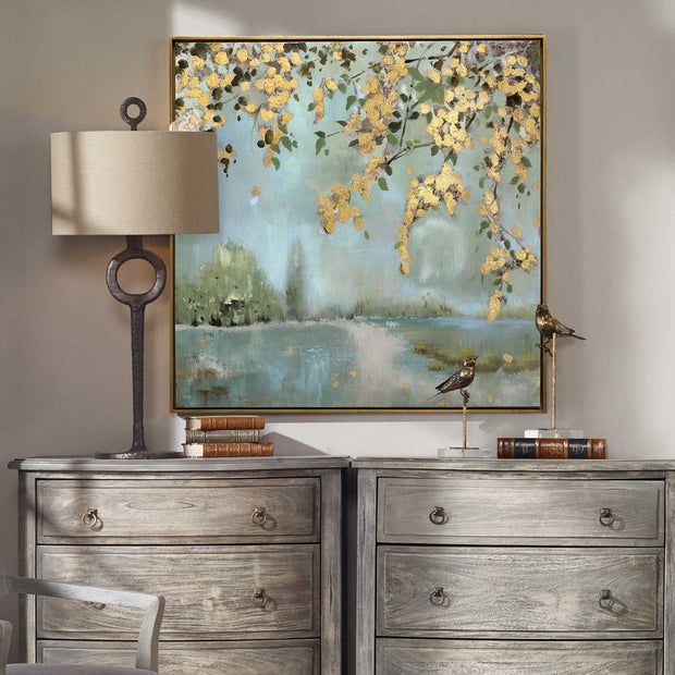 Uttermost Peaceful Nature Hand Painted Canvas