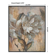 Uttermost Dazzling Floral Contemporary Hand Painted Canvas