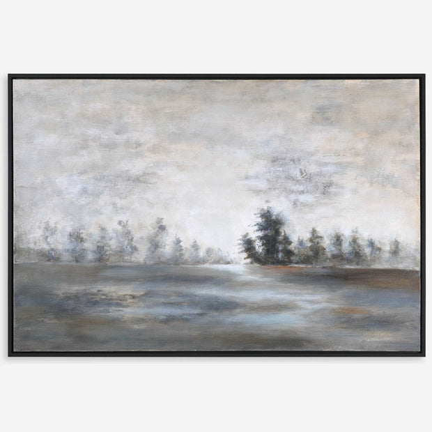 Uttermost Evening Mist Landscape Hand Painted Canvas