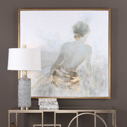 Uttermost Gold Highlights Contemporary Hand Painted Canvas