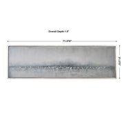Uttermost Tides Edge Hand Painted Canvas