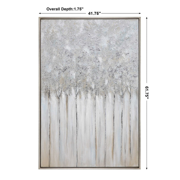 Uttermost Strength In Numbers Hand Painted Canvas