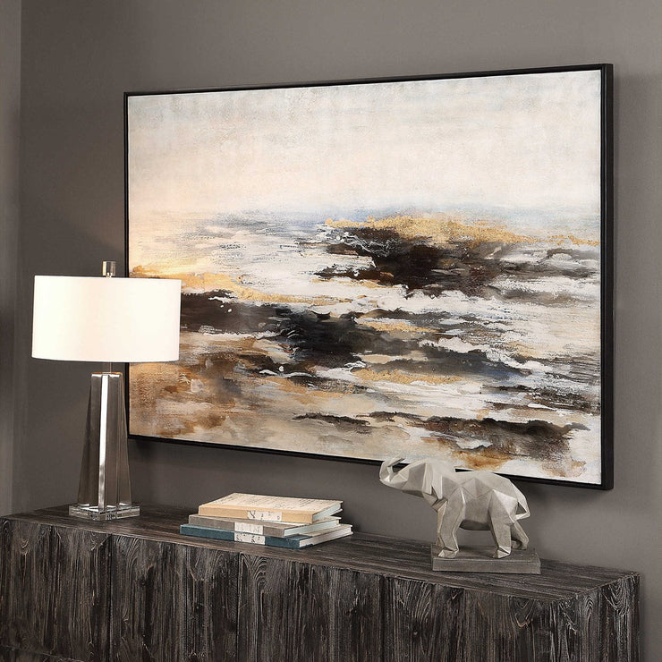 Uttermost Aftermath Modern Abstract Hand Painted Canvas