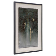 Uttermost Rustic Patina Hand Painted Metal Sheet Contemporary Grande Framed Print