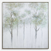 Uttermost Calm Forest Watercolor Hand Painted Canvas