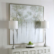 Uttermost Calm Forest Watercolor Hand Painted Canvas