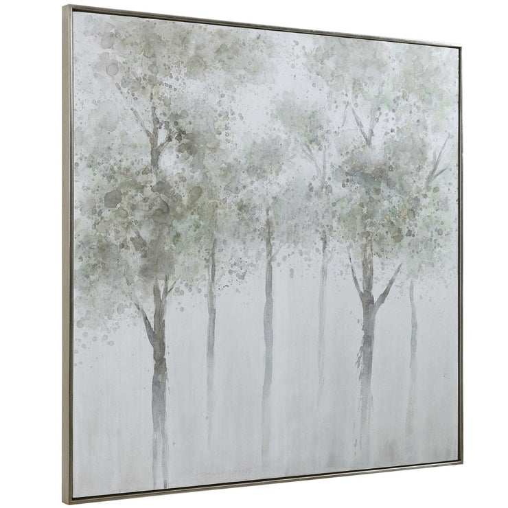 Uttermost Calm Forest Watercolor Hand Painted Canvas