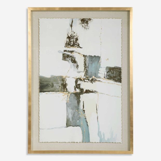 Uttermost Crosswalk Hand Painted Framed Print