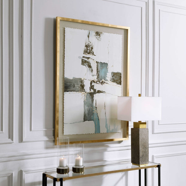 Uttermost Crosswalk Hand Painted Framed Print