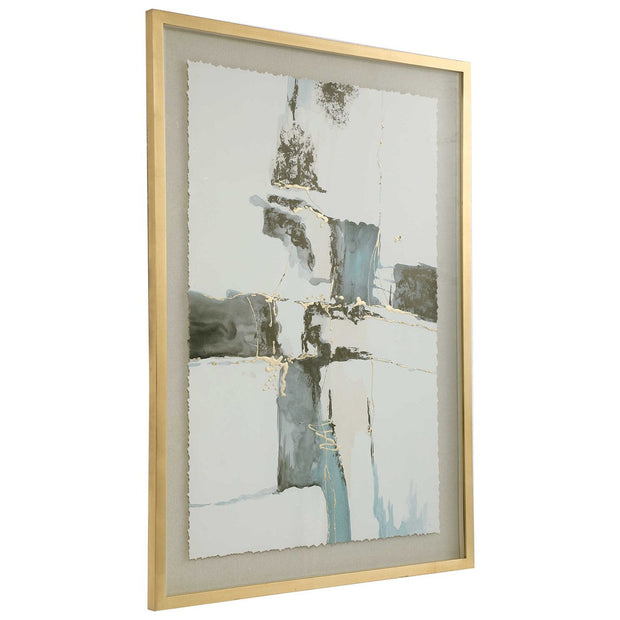 Uttermost Crosswalk Hand Painted Framed Print
