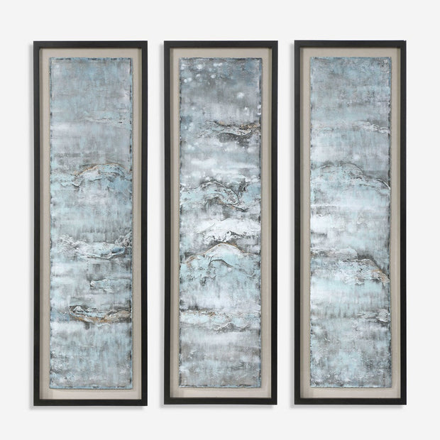 Uttermost Ocean Swell Set of 3 Framed Prints