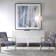 Uttermost Above The Clouds Hand Painted Canvas
