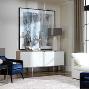 Uttermost Above The Clouds Hand Painted Canvas