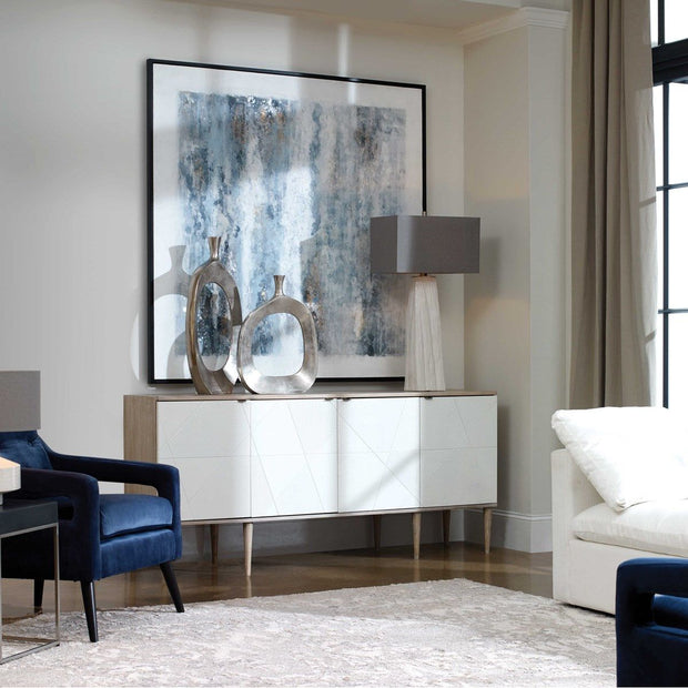 Uttermost Above The Clouds Hand Painted Canvas