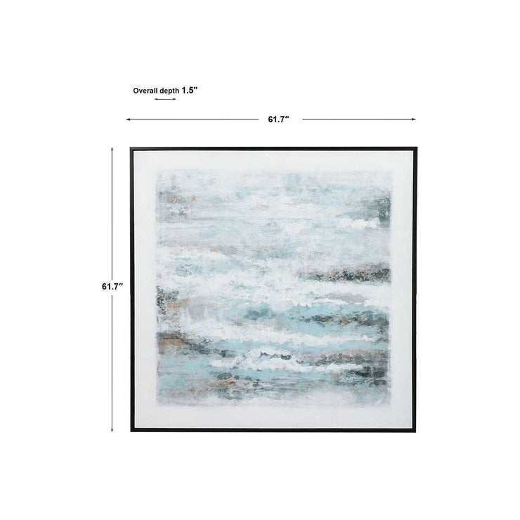 Uttermost Above The Clouds Hand Painted Canvas