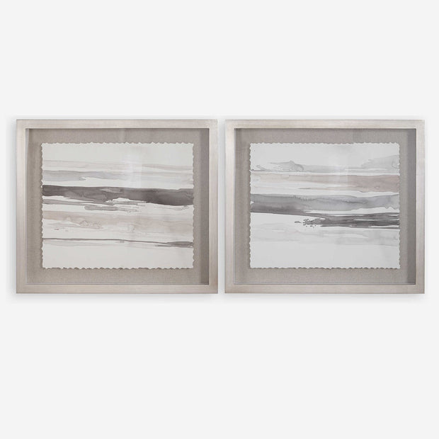 Uttermost Neutral Landscape Set of 2 Framed Prints