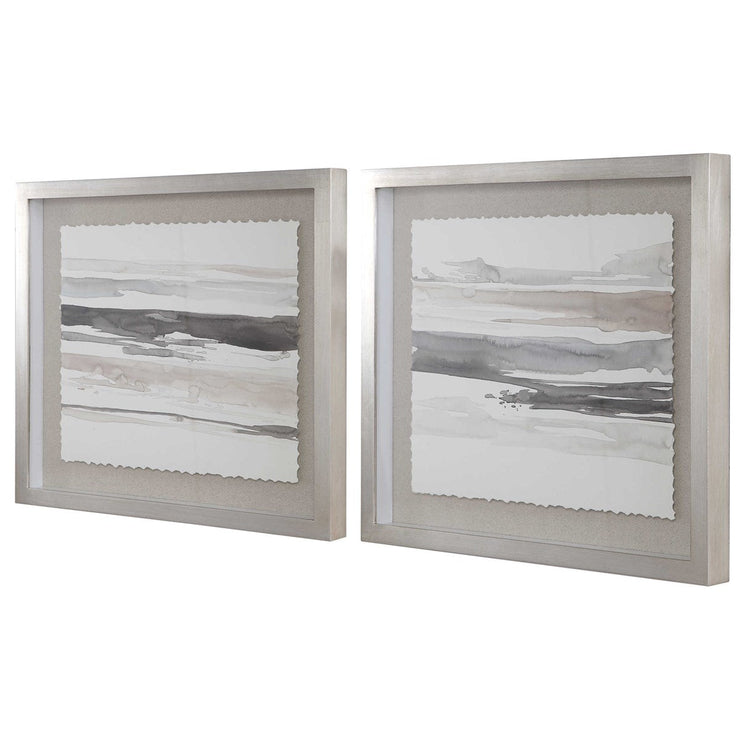 Uttermost Neutral Landscape Set of 2 Framed Prints