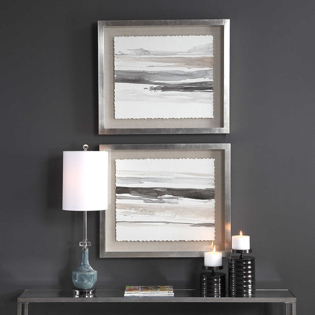 Uttermost Neutral Landscape Set of 2 Framed Prints