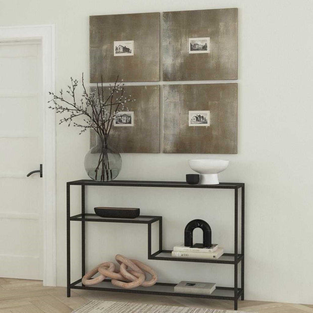 Uttermost Historical Buildings Black and White Set of 4 Framed Prints