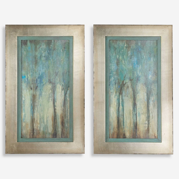 Uttermost Whispering Wind Oil Reproductions Set of 2 Framed Prints
