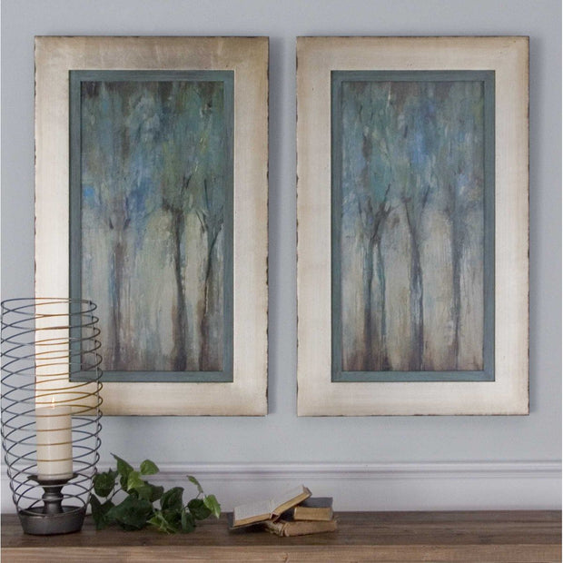 Uttermost Whispering Wind Oil Reproductions Set of 2 Framed Prints