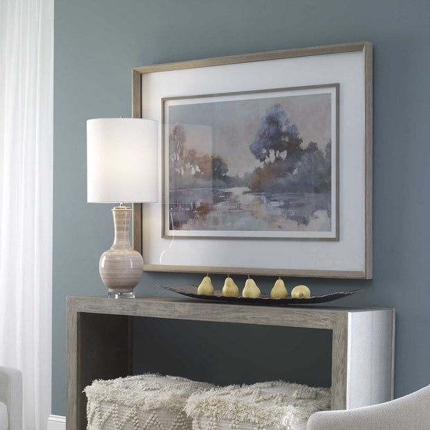 Uttermost Morning Lake Landscape Framed Print
