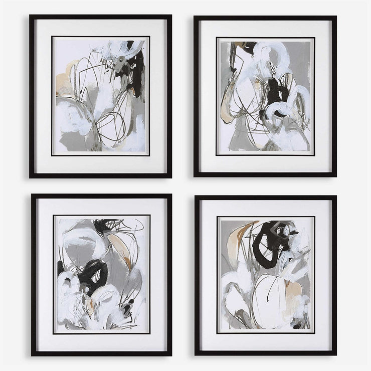 Uttermost Tangled Threads Set of 4 Framed Prints