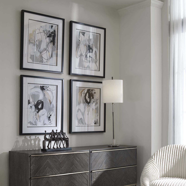 Uttermost Tangled Threads Set of 4 Framed Prints