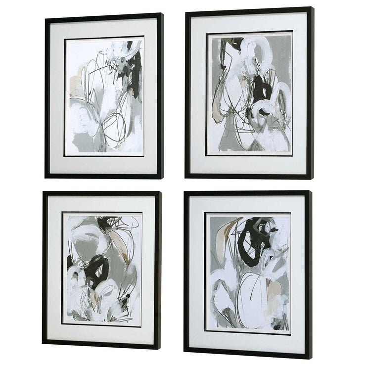 Uttermost Tangled Threads Set of 4 Framed Prints