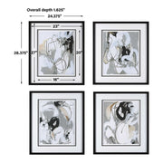 Uttermost Tangled Threads Set of 4 Framed Prints