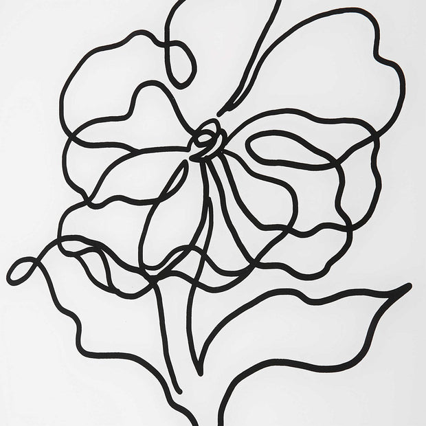 Uttermost Bloom Black and White Florals Set of 4 Framed Prints