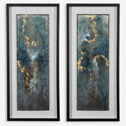 Uttermost Glimmering Agate Set of 2 Framed Prints